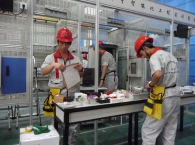 楼宇智能化安装现场